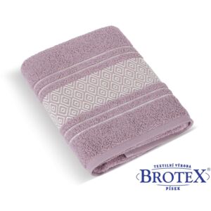 Brotex Froté ručník Mozaika 550g starorůžová 50 x 100 cm