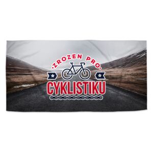 Ručník SABLO - Zrozen pro cyklistiku 30x50 cm