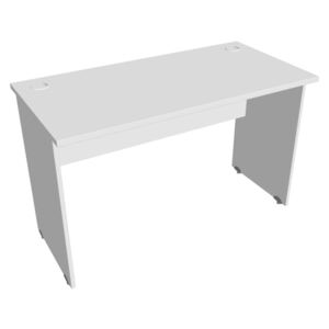 Stůl pracovní rovný 120 cm - Hobis Gate GE 1200 Dekor stolové desky: bílá, Dekor lamino podnože: bílá