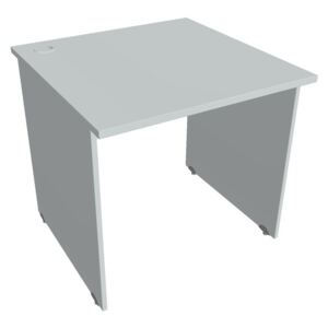 Stůl pracovní rovný 80 cm - Hobis Gate GS 800 Dekor stolové desky: šedá, Dekor lamino podnože: šedá