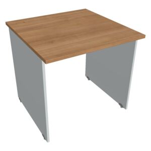 Stůl pracovní rovný 80 cm - Hobis Gate GS 800 Dekor stolové desky: višeň, Dekor lamino podnože: šedá