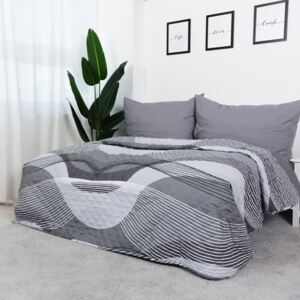 XPOSE® Přehoz na postel AGNES - šedý 220x240 cm
