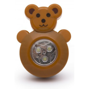 PHENOM Medvěd, dětská LED lampička na baterky