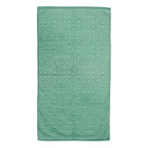 Pip studio ručník Tile de Pip, smaragdový Zelená 70x140 cm