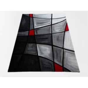 MERINOS Kusový černý koberec Brilliance 659/910-Grey Rozměry: 200 x 290