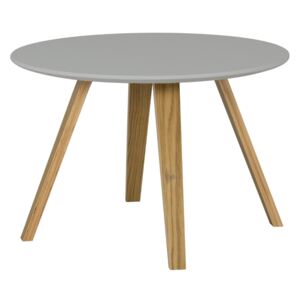 Šedý dřevěný konferenční stolek Tenzo Lola 60 cm