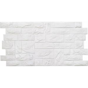 Grace, 980 x 490 mm, 5.E0502 PVC obkladové 3D panely Kámeny bílé