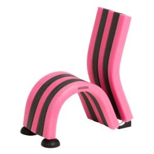 Dětská molitanová židle (růžová/černá)