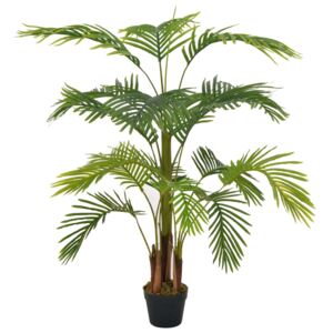 Umělá rostlina palma s květináčem zelená 120 cm