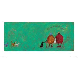 Obraz, Reprodukce - Sam Toft - Putting the World to Rights, (60 x 30 cm)