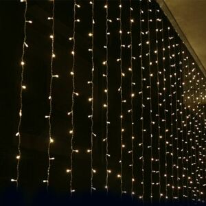 ACA DECOR LED vánoční závěs, 2x2m, teplá bílá, IP44, 360 LED