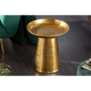 Designový odkládací stolek Malia 46 cm zlatý