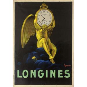 Obraz, Reprodukce - Advertising poster for the Swiss watchmakers Longines, 1922, Cappiello, Leonetto