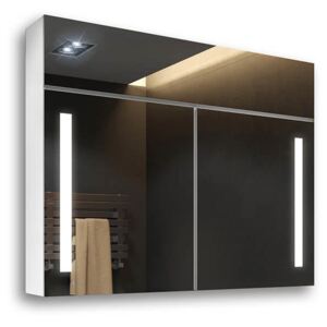 Zrcadlová skříňka LED S2A02 Alpská bílá