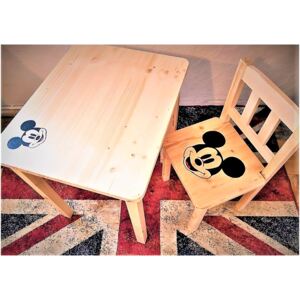 Dětský stoleček a židličky set Set: Stoleček a 2 židličky, Motiv: Mickey