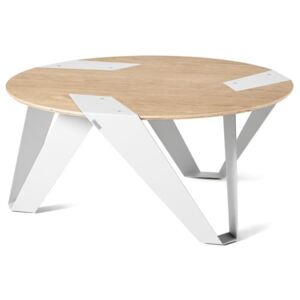 Konferenční stolek Tabanda Mobiush 75 cm, bílá/dub