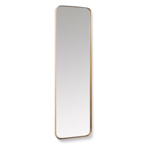 Závěsné zlaté kovové zrcadlo LaForma Marcus 30 x 100 cm