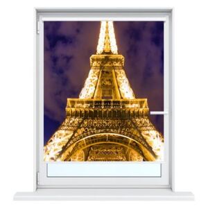 Roleta s potiskem Krásná noční Eiffelova věž 110x150cm FR3402A_1ME