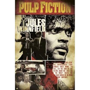 Plakát, Obraz - Pulp Fiction - Jules, (61 x 91,5 cm)