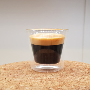 Dvoustěnná sklenice na kávu 80 ml (2ks)