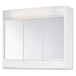 Jokey Plastik SAPHIR Zrcadlová skříňka - bílá, š. 60 cm, v. 51 cm, hl.18 cm 59132-011