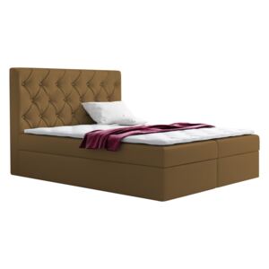 Kontinentální čalouněná postel Elegant - Fresh (90x200 cm) Barva látky - Fresh: Béžová (03)
