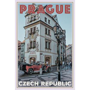 Plechová cedule Prague II