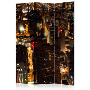 Paraván - City by night - Chicago, USA 135x172