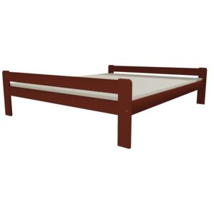 Dřevěná postel VMK 3C 90x200 borovice masiv - hnědá