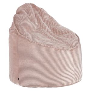 Růžový manšestrový sedací vak LaForma Bimba 80 cm