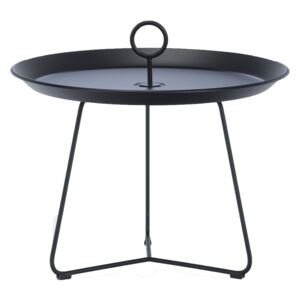 Černý kovový konferenční stolek HOUE Eyelet 59 cm