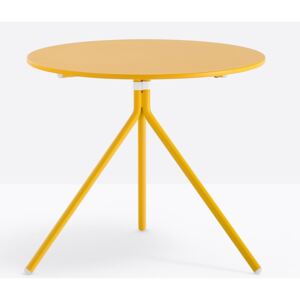 Pedrali Žlutý kovový stůl Nolita 5453 60 cm