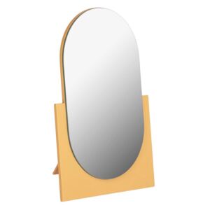 Žluté stolní zrcadlo LaForma Mica 17x25 cm