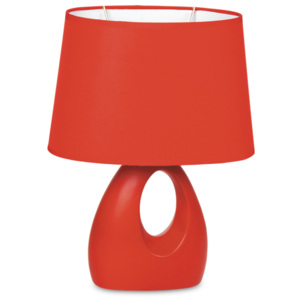 Faneurope I-LPE 018 ROS stolní lampa 1xE14 keramika červená