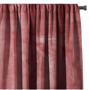 AmeliaHome – Závěsy zatmívací s řasící páskou Špinavě růžově VELVET-140x245 cm