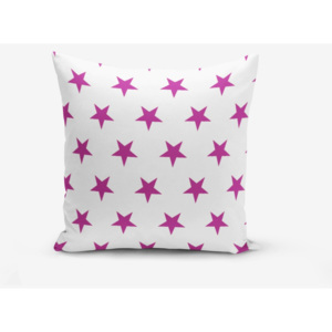 Povlak na polštář s příměsí bavlny Minimalist Cushion Covers Lilac Color Star Modern, 45 x 45 cm
