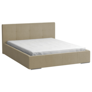 Luxusní čalouněná postel v béžové barvě 160x200 KN536