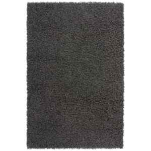 Obsession Kusový koberec Shaggy Funky 300 antracitová šeď vysoký vlas 040x060 cm