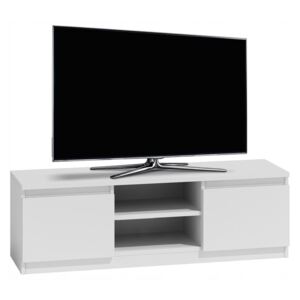 EmaHome Televizní stolek s úložným prostorem RTV 140 - bílý