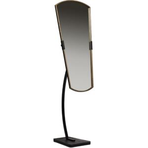 Hoorns Černé kovové stojací zrcadlo June 166 cm