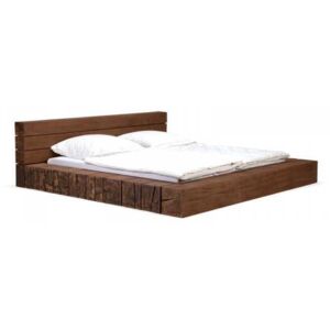 SOB | Masivní postel z mangového dřeva Crash 180x200, Barva Přírodní