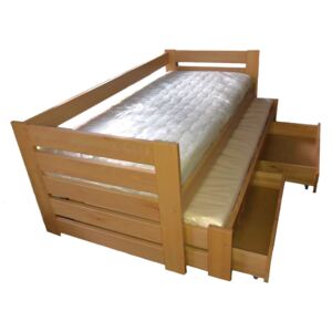 Dřevěná postel Lada 80x200 cm buk
