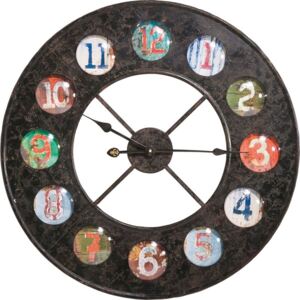 KARE DESIGN Nástěnné hodiny Vintage Colore 70 cm