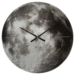 Karlsson Nástěnné hodiny - Karlsson Moon (s tichým chodem), OE 60 cm