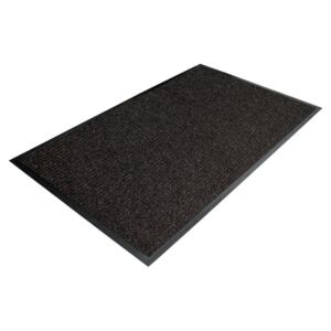 WEBHIDDENBRAND Černá textilní čistící vnitřní vstupní rohož - 90 x 60 x 0,7 cm
