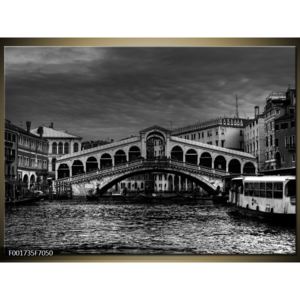 Černobílý obraz - Benátky (F001735F7050)