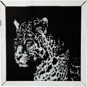 KARE DESIGN Obraz s rámem Mirror Leopard
