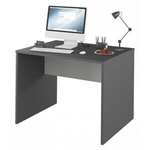 PC stůl, grafit / bílá, Rioma TYP 12