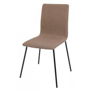 Jídelní židle, hnědá / černá, RENITA