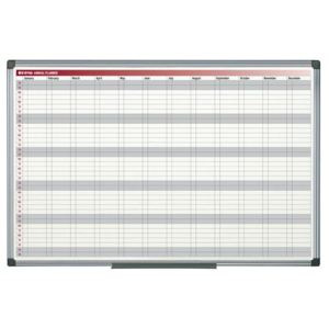 Bi-Office Magnetická roční plánovací tabule Zinnia